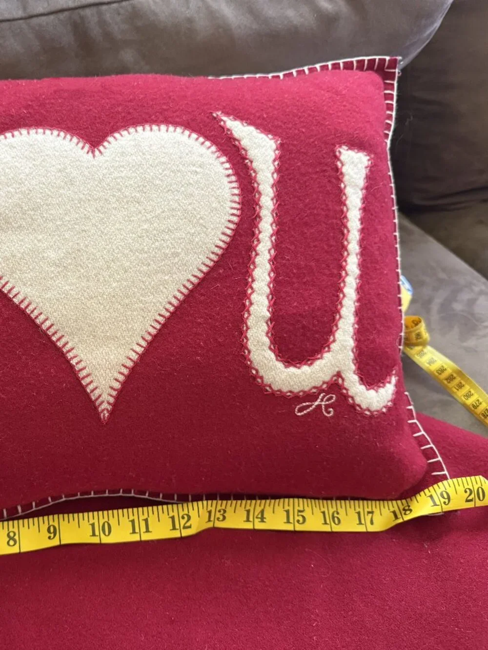 I love you pillow